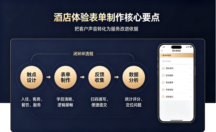 酒店用户体验收集表单怎么制作？扫码评价高效落地工具推荐