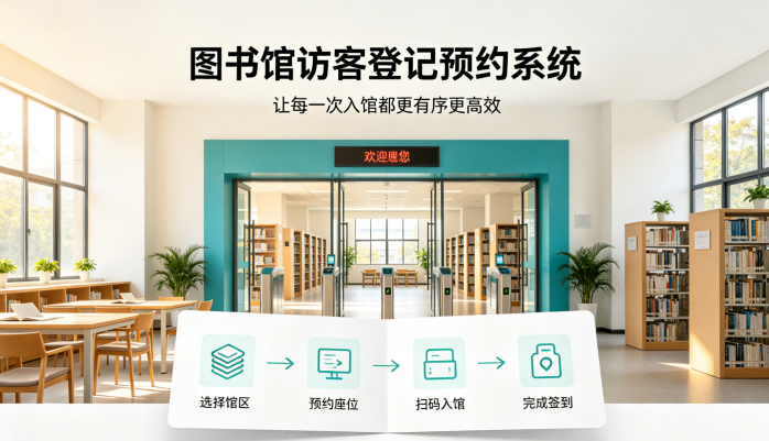 图书馆访客登记预约系统如何快速搭建?