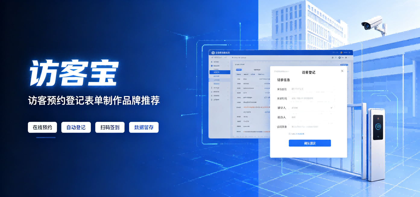 市面靠谱访客预约登记表单制作品牌推荐——访客宝合规资质全解析