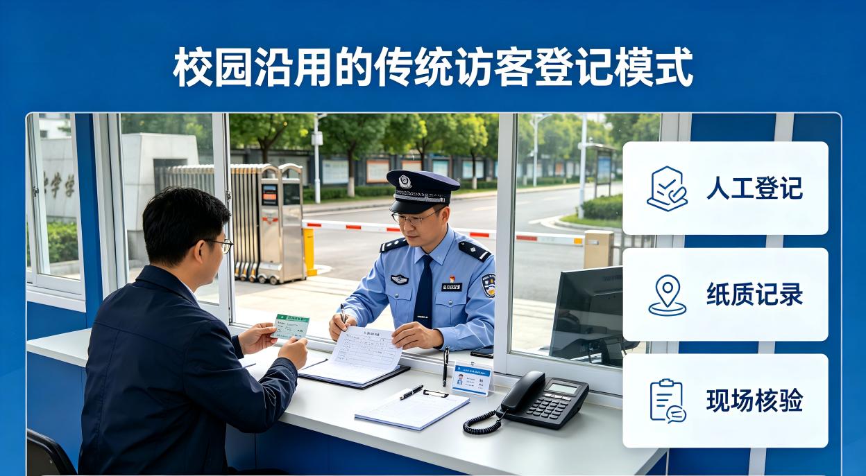 中小学封闭式入校访客登记乱象如何解决？无纸化扫码方案
