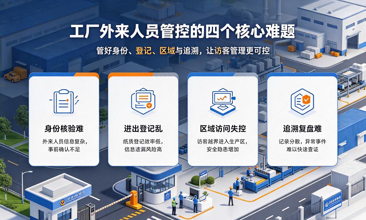 工厂外来人员管控难题：访客预约登记表单制作工具推荐